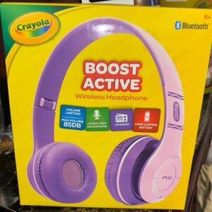 Crayola Boost Active Wireless Headphones - Lavender and Light Pink
